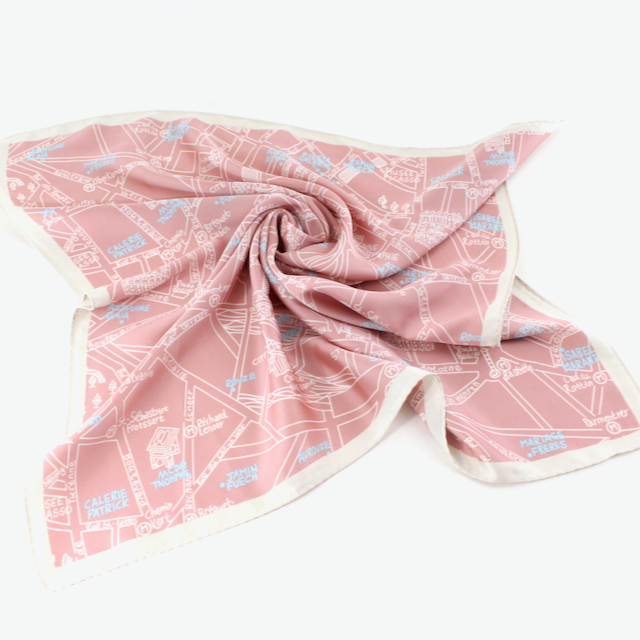 Map Square Scarf