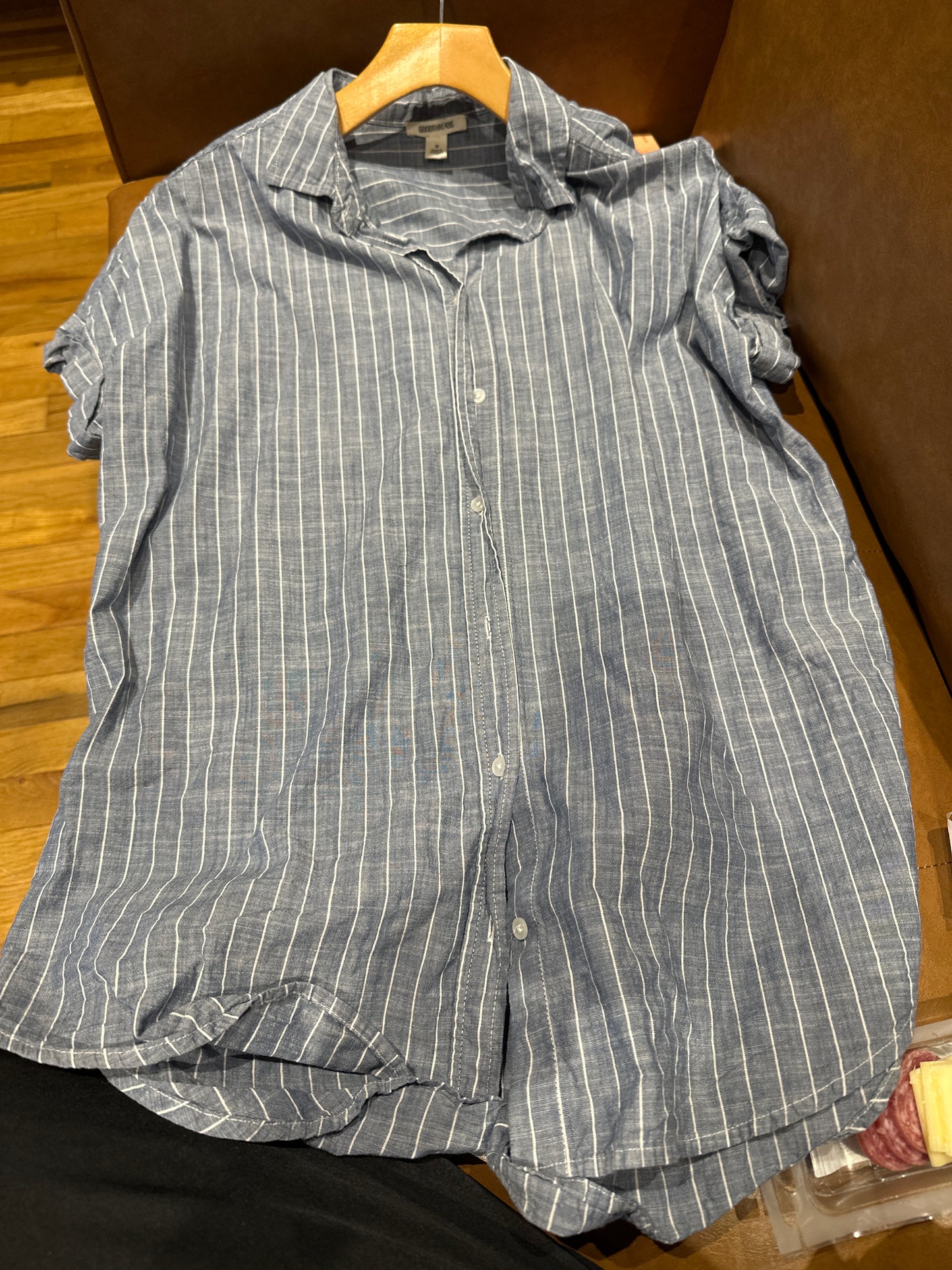 Stripe Jean Top