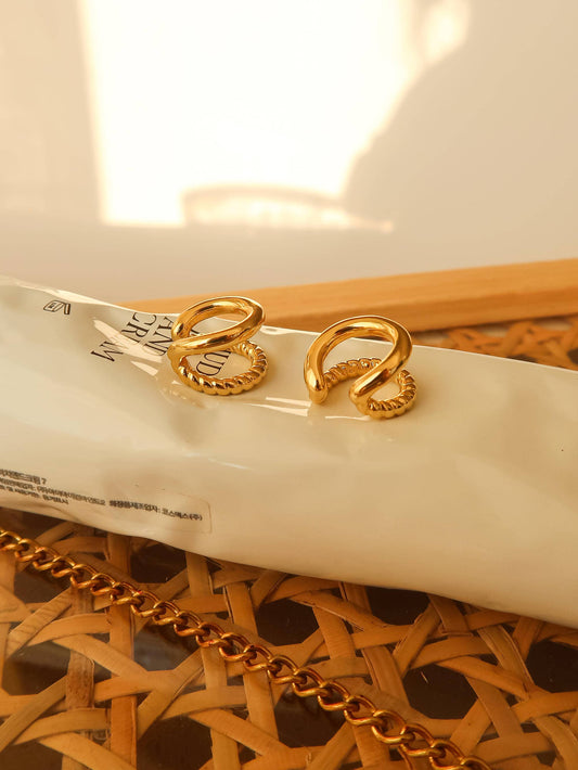 Non-Tarnish Braided Ear Cuff
