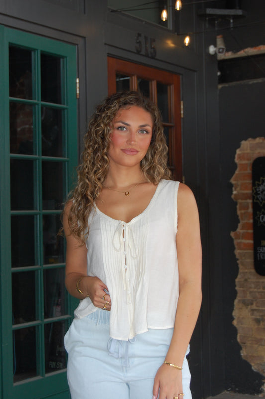 Lace Trim Top