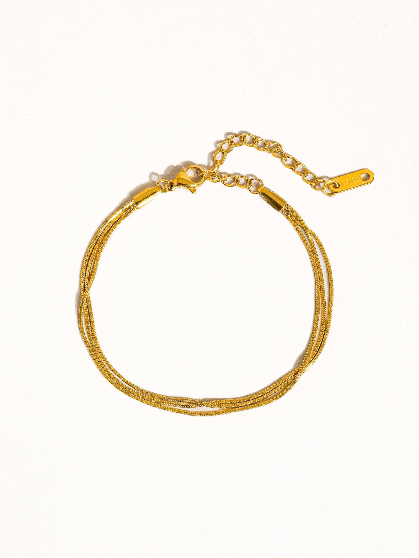 Germaine 18K Gold Non-Tarnish Classic Thin Chain Bracelet