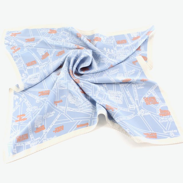 Map Square Scarf