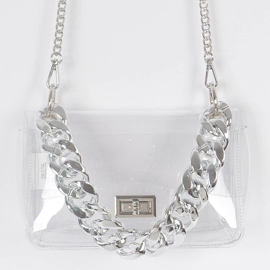Clear Bag W/ Chain