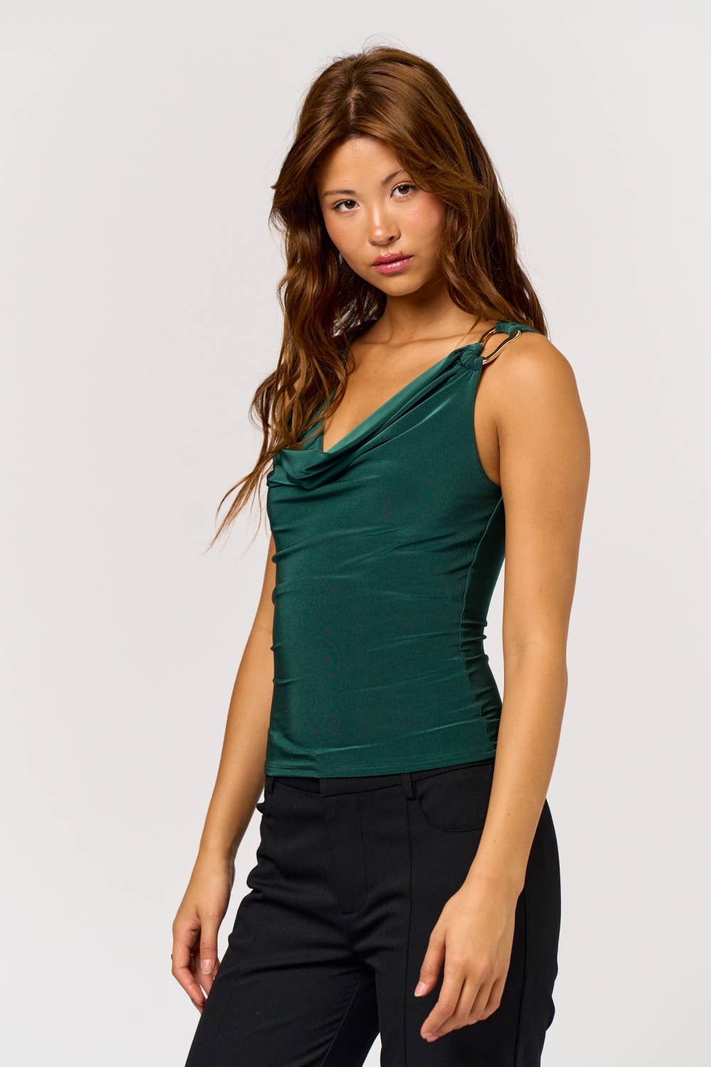 Metal Trim Cowl Top