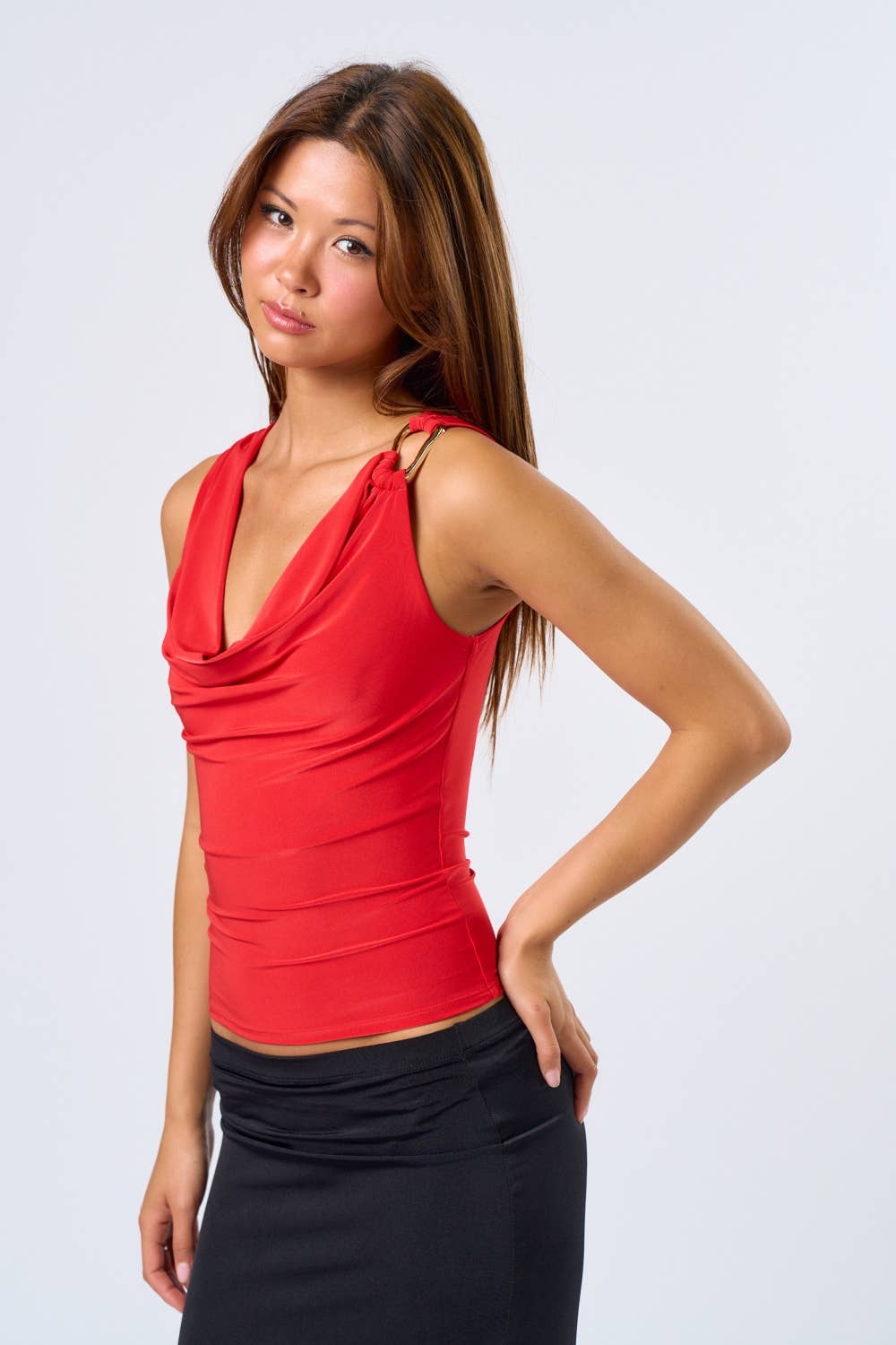Metal Trim Cowl Top
