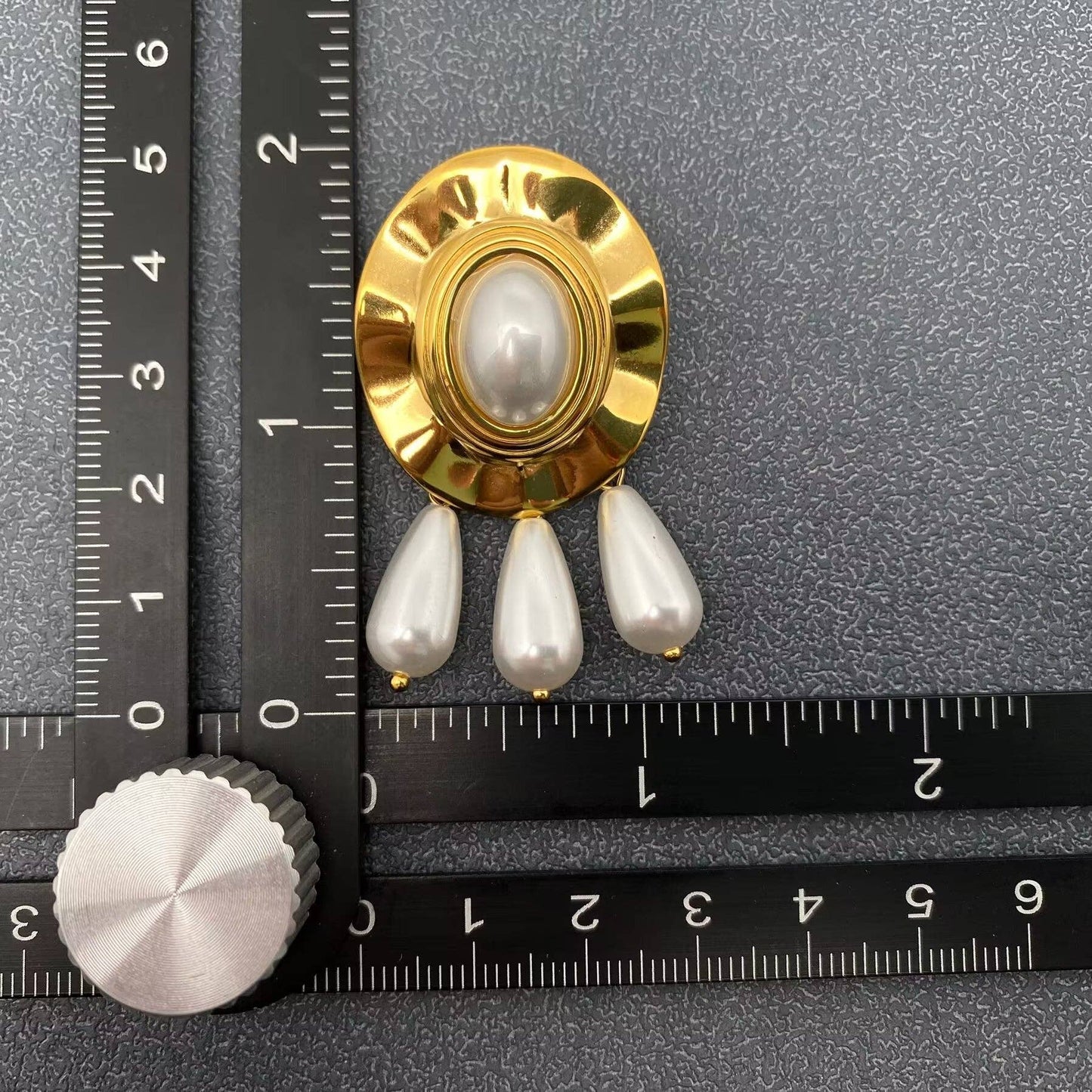 Pearl Fringe Non-Tarnish Earring