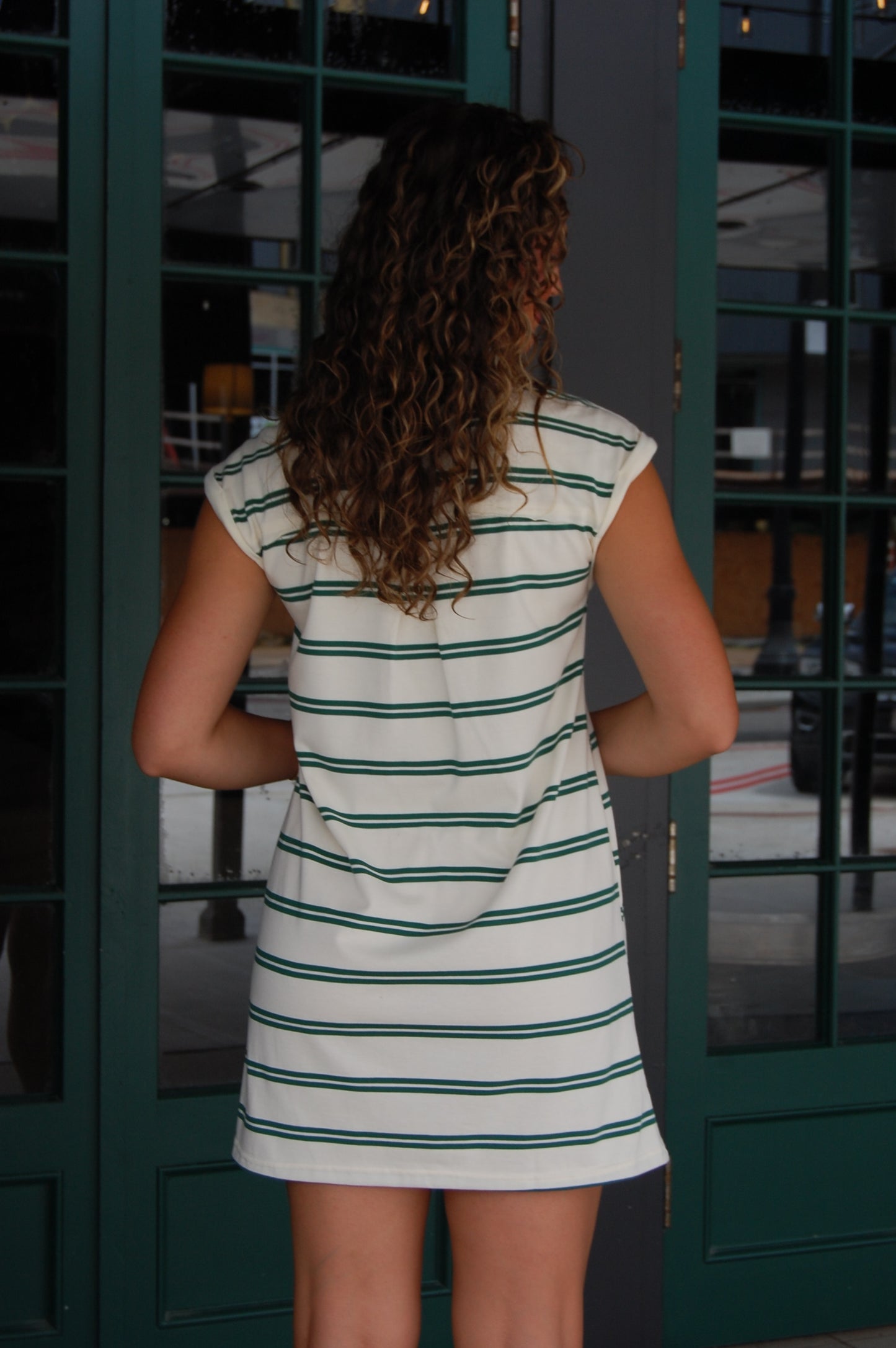 Stripe Shirt Dress