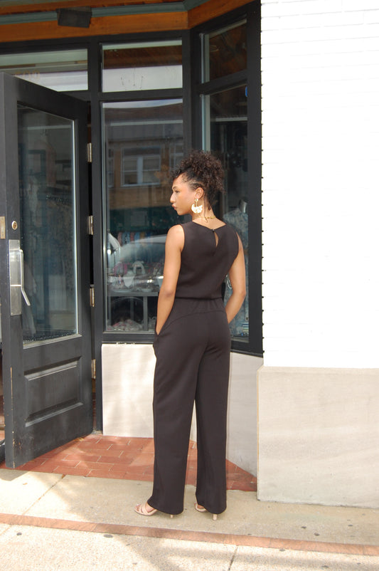Knit jumpsuit