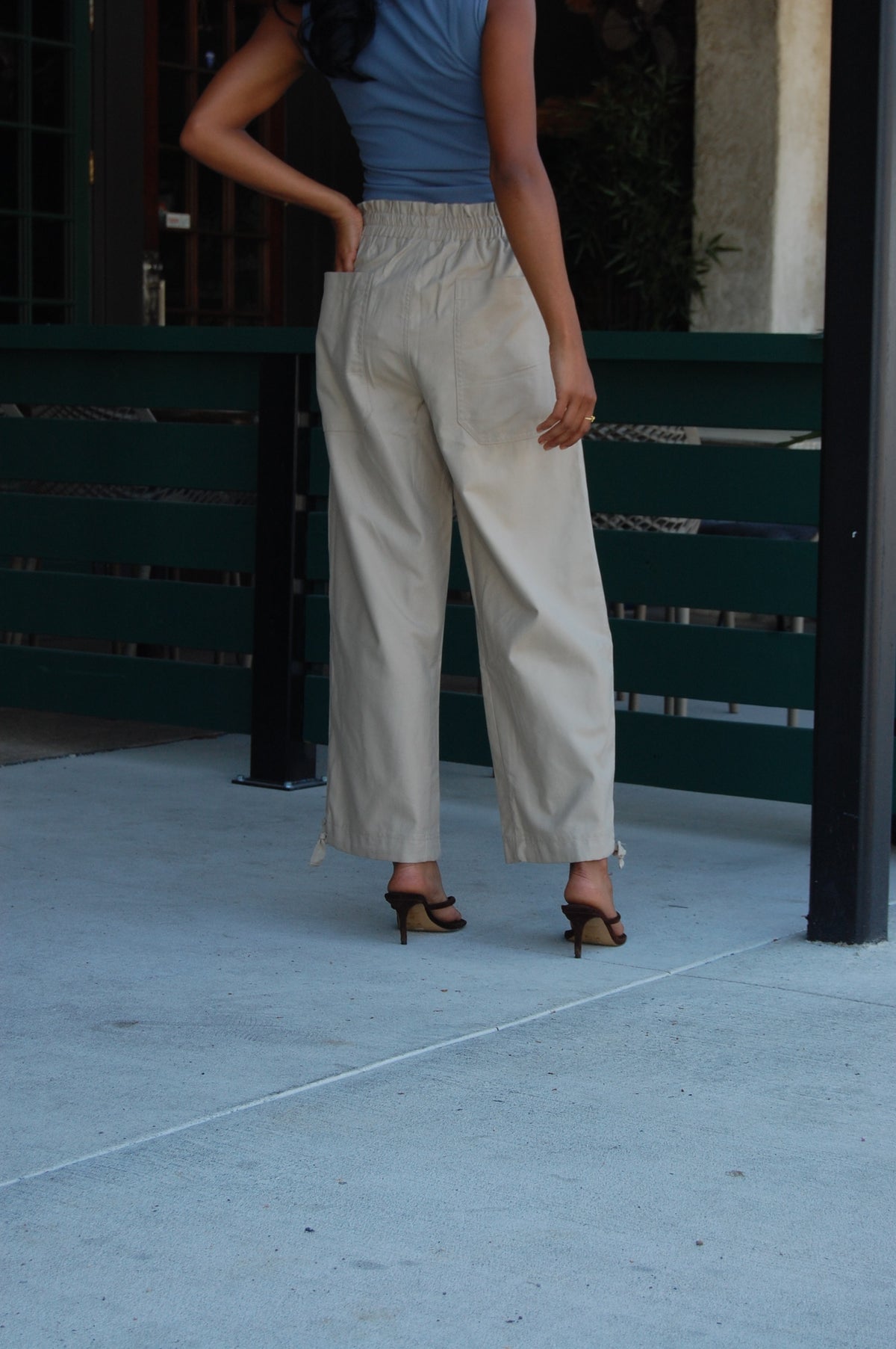 Smocked Waist Pants