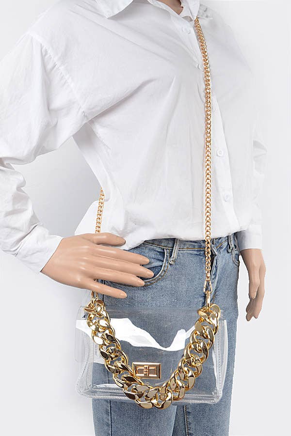 Clear Bag W/ Chain