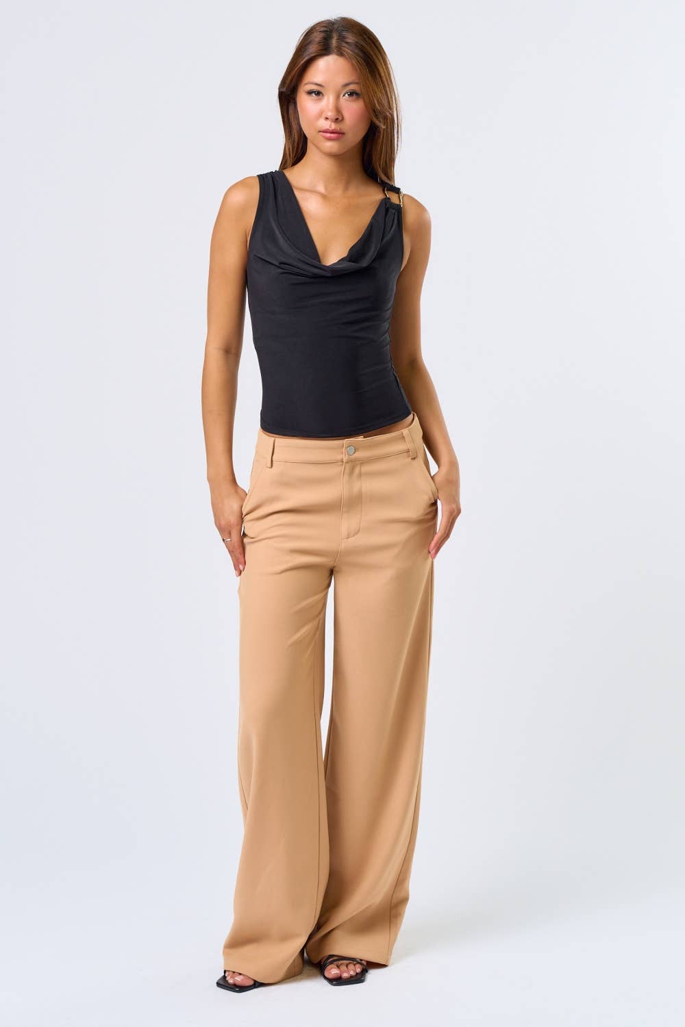 Metal Trim Cowl Top