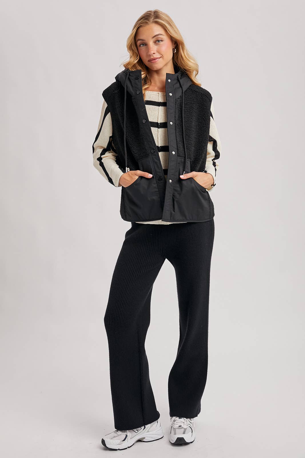 Sherpa Hooded Vest