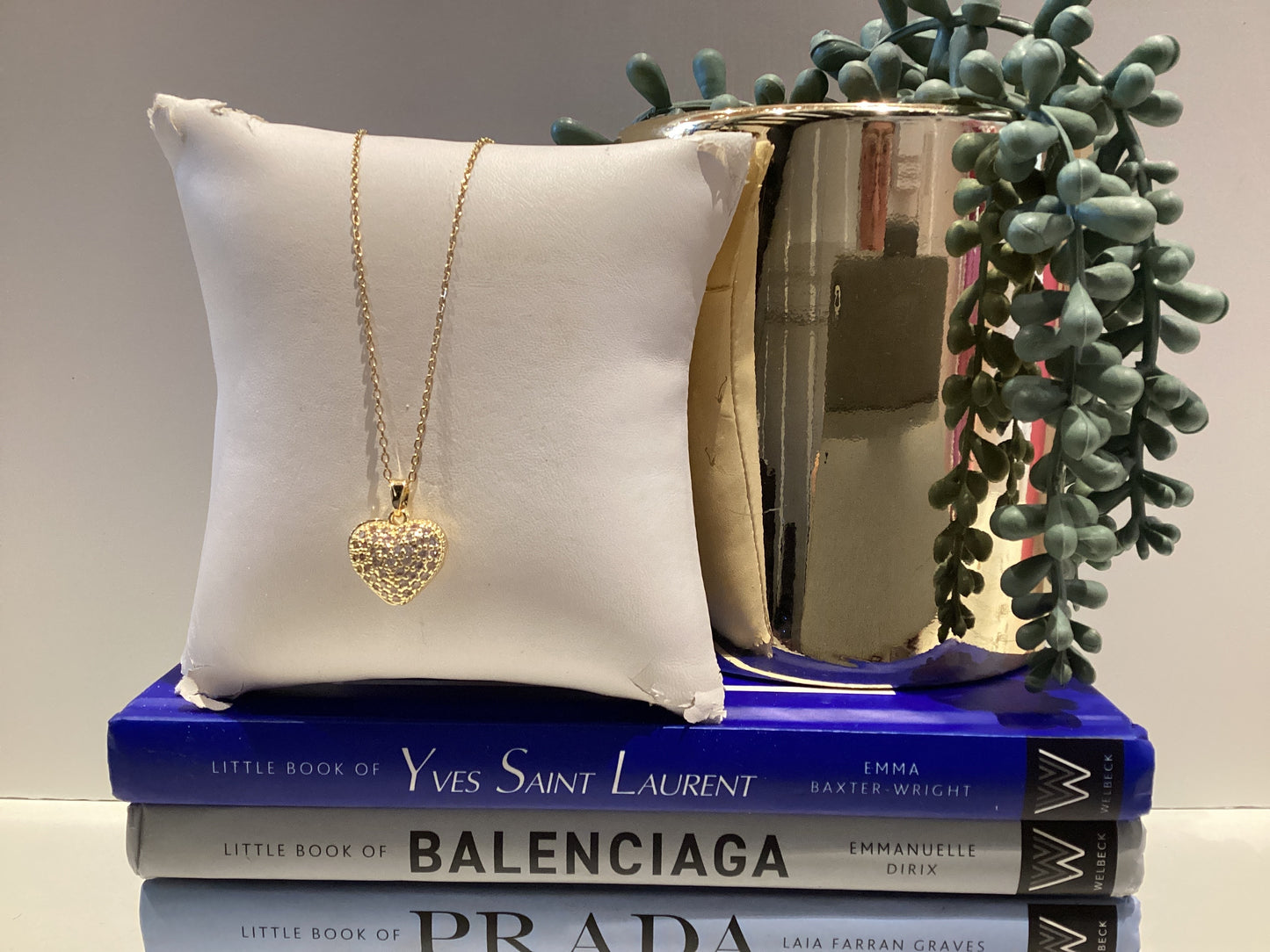 Hidden Pearl Heart Necklace