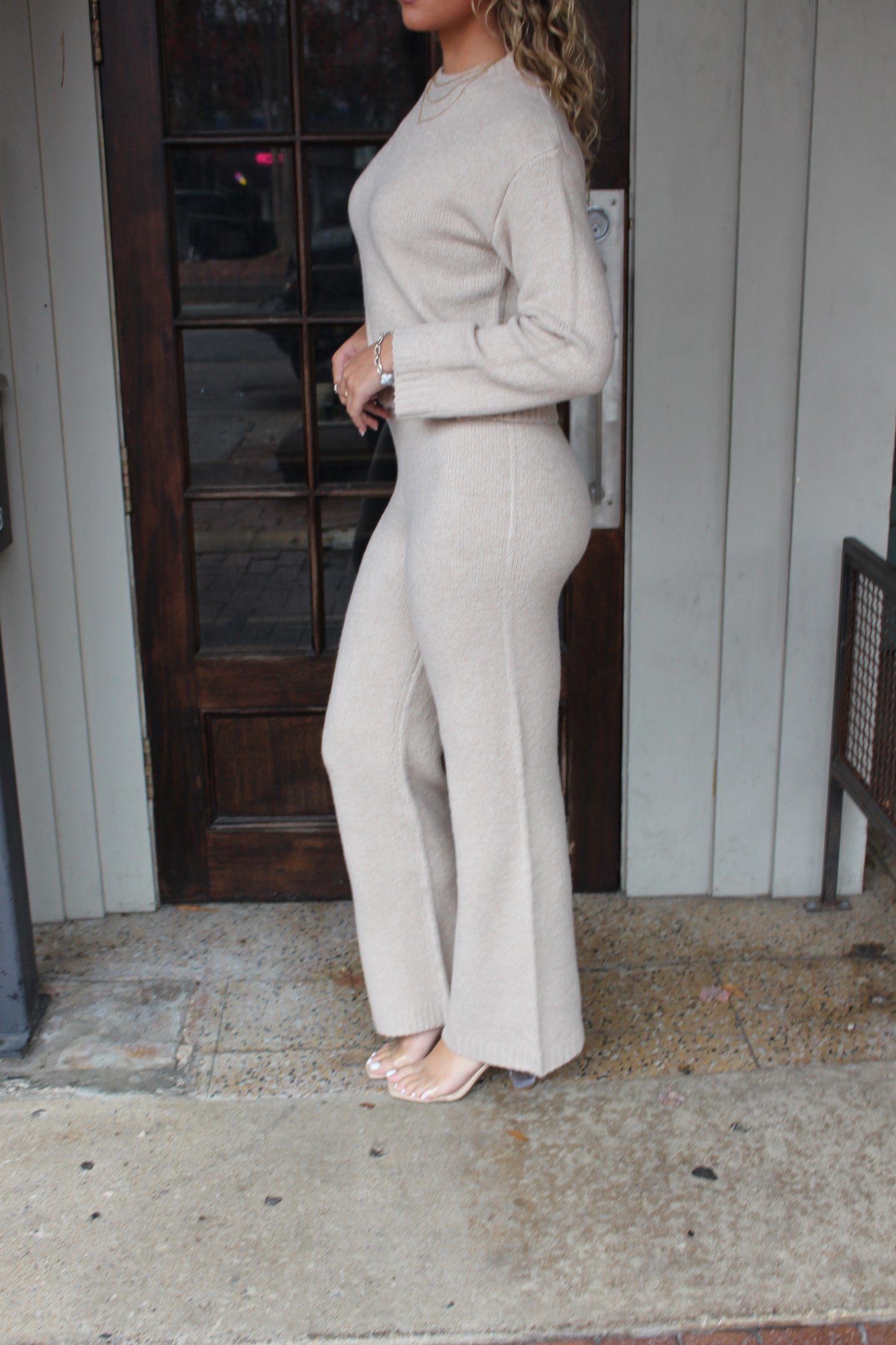 Melange Pant Set
