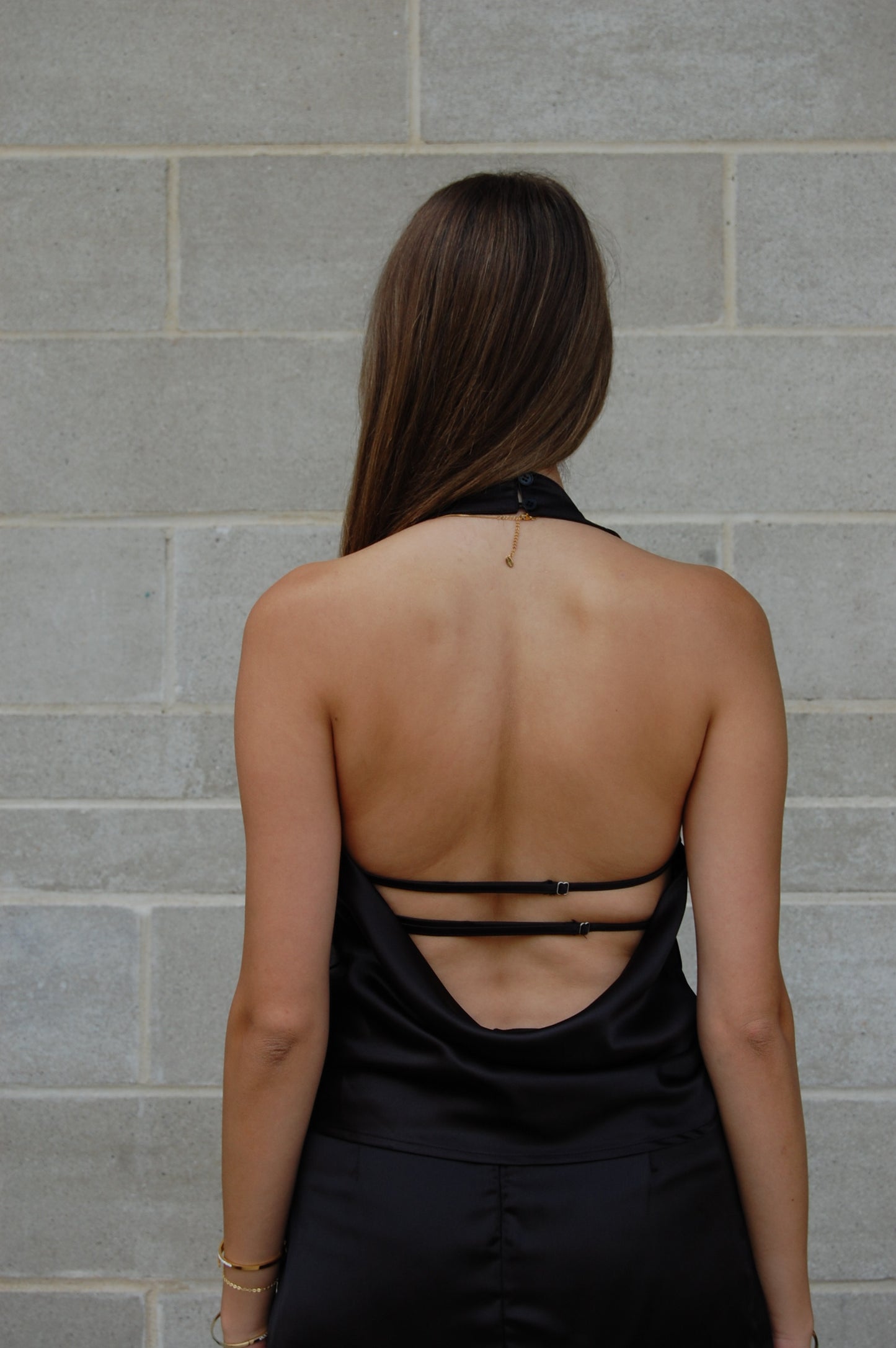 Satin Halter Top (set)