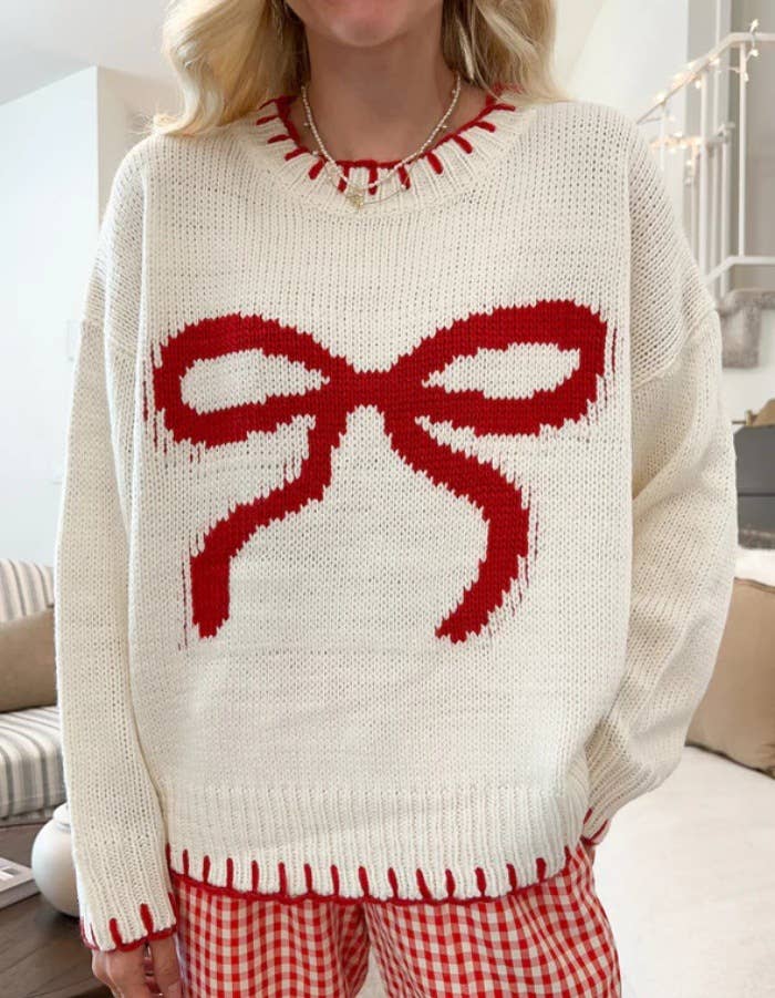 Bow Knit Sweater
