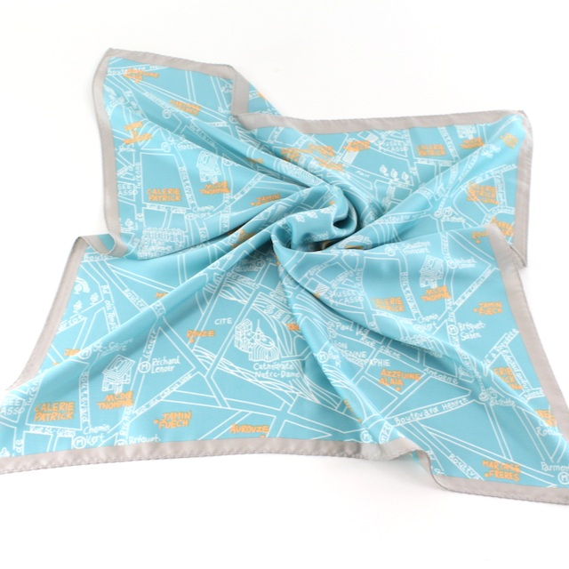 Map Square Scarf