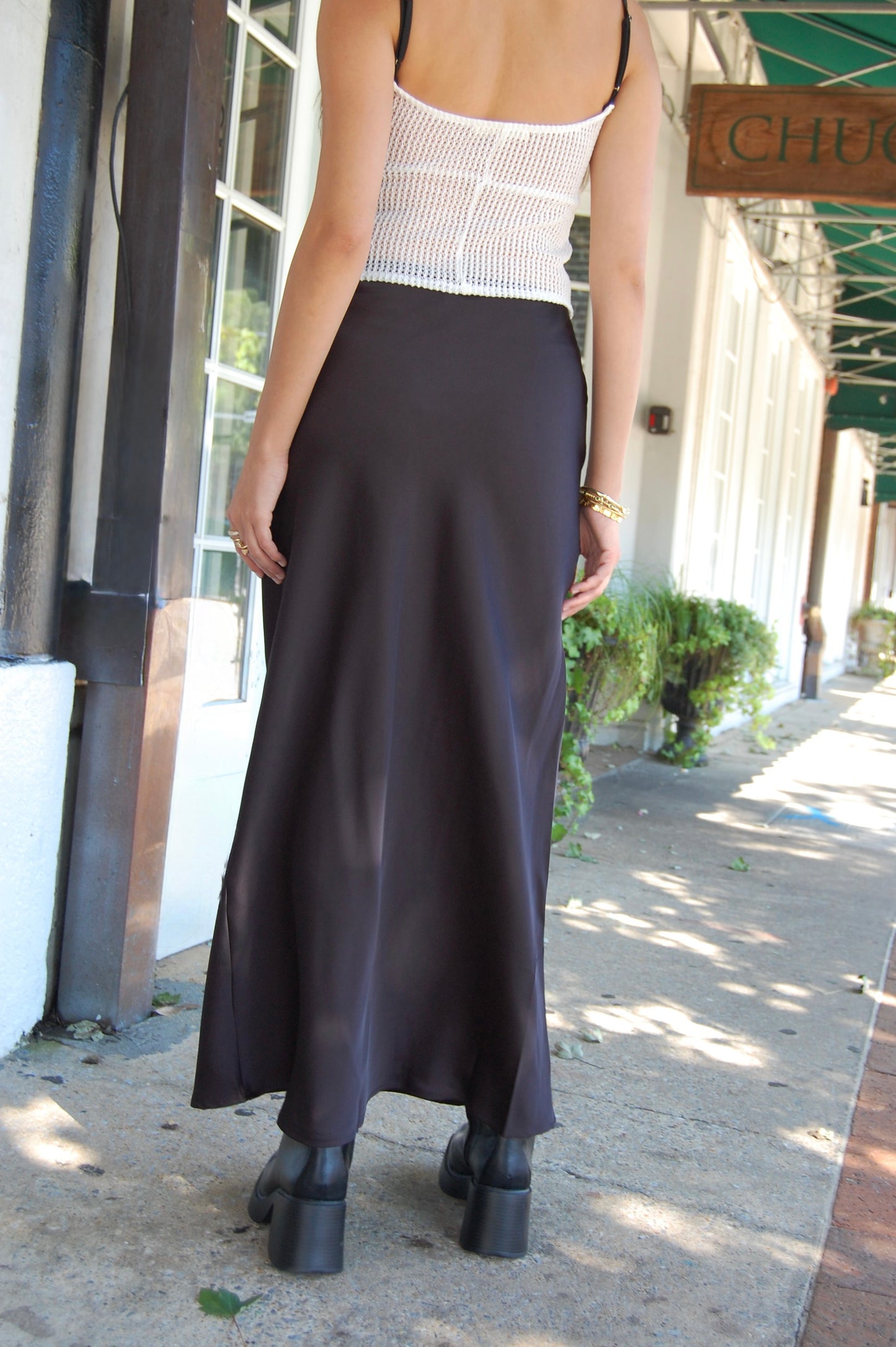 Contrast Ribbon Cami