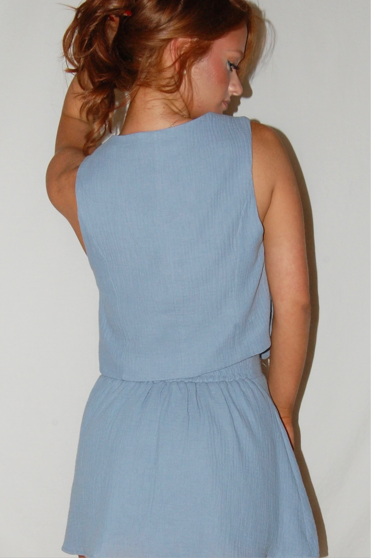 Linen Vest set