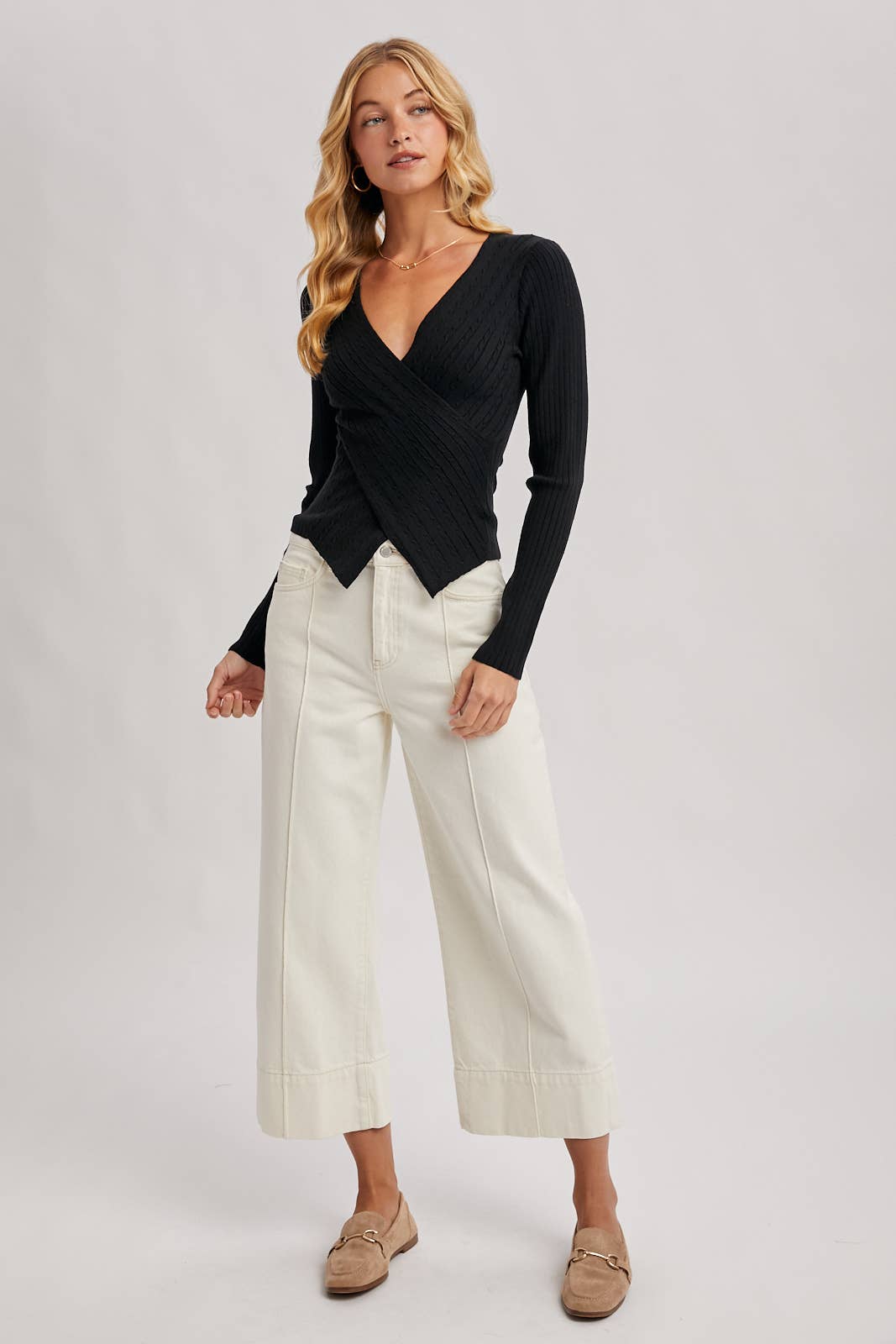 Wrap Knit Top
