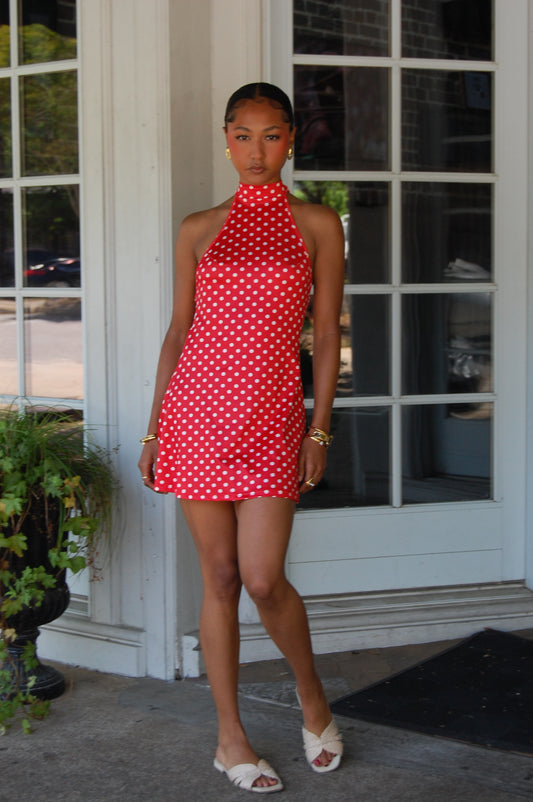 Polka Dot Bodycon Dress