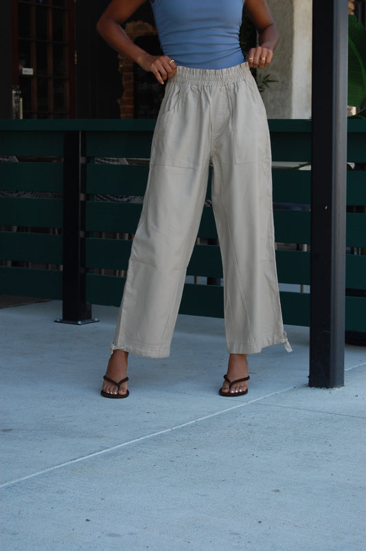Smocked Waist Pants
