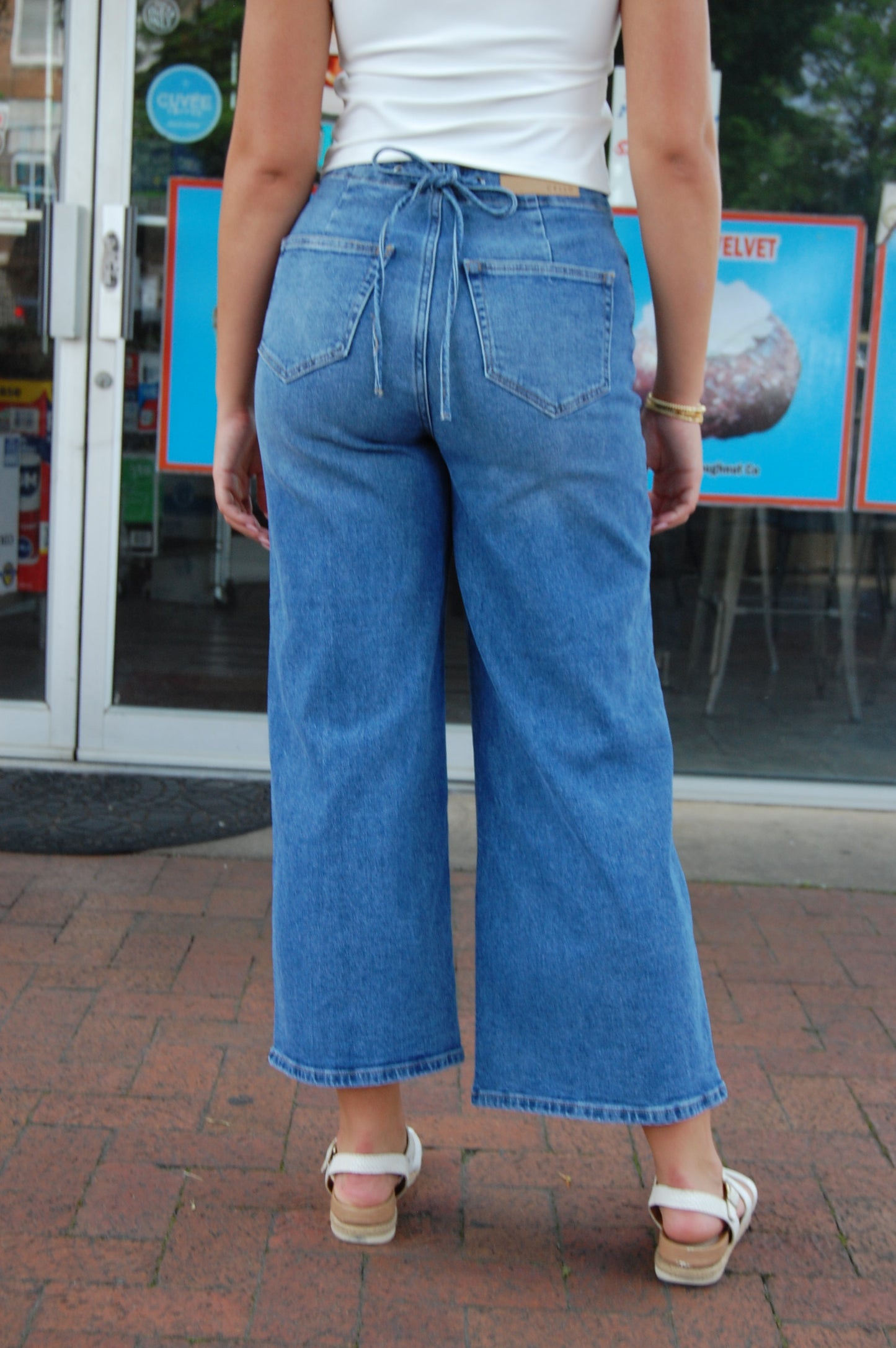 Bow Ankle Jean