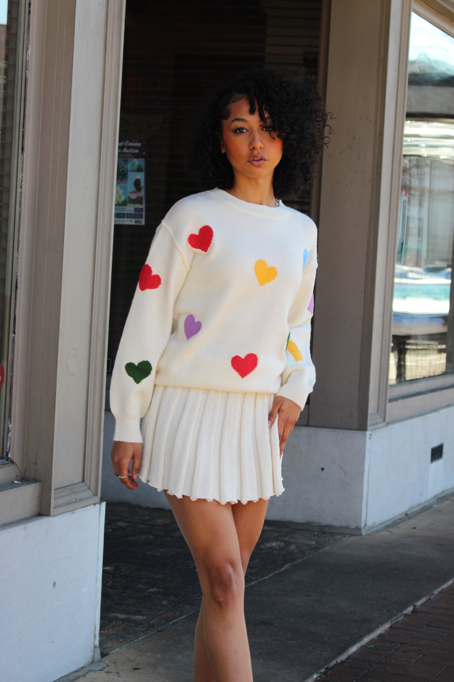 Crewneck Heart Sweater