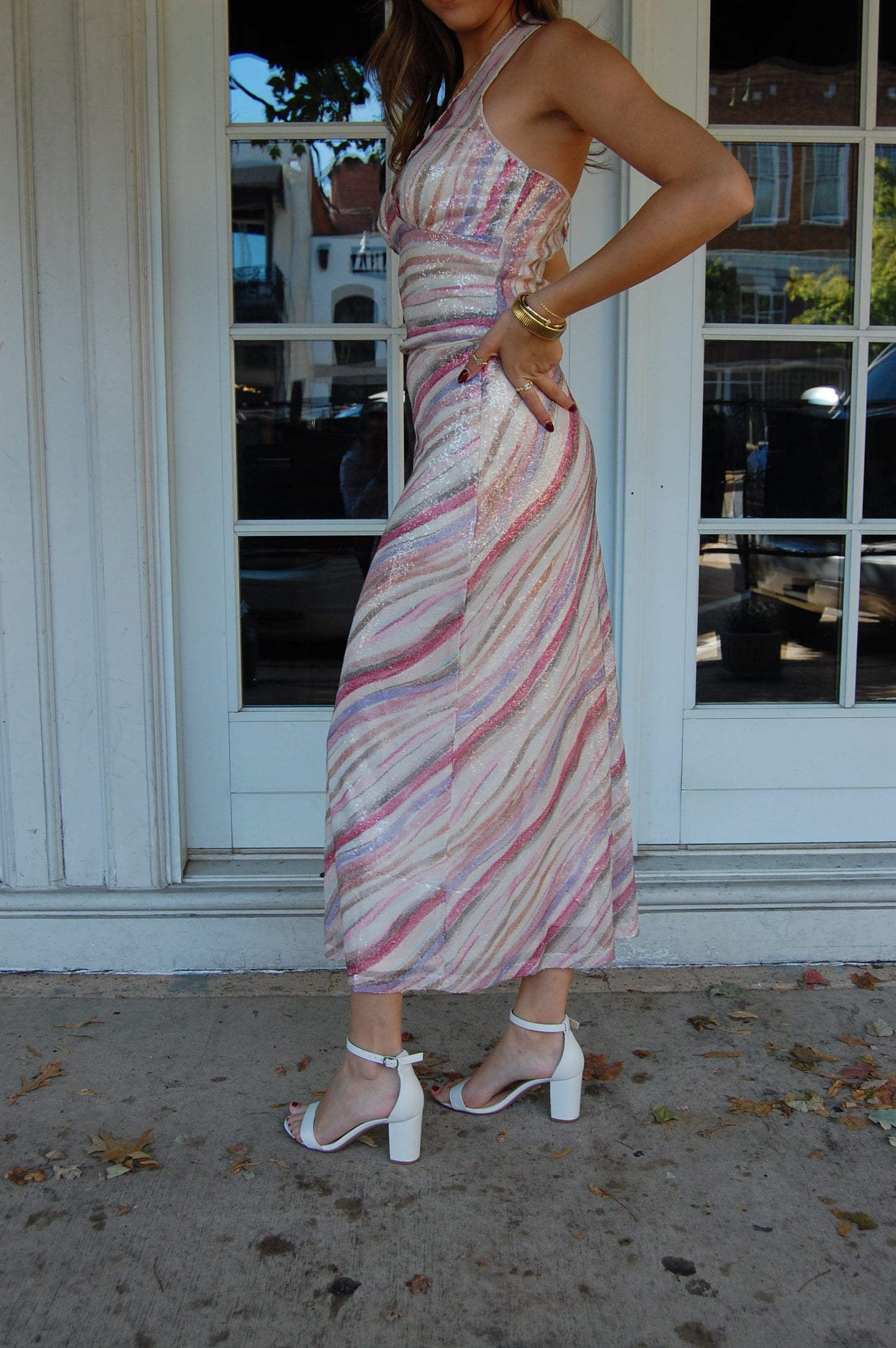 Sequin Skirt Set