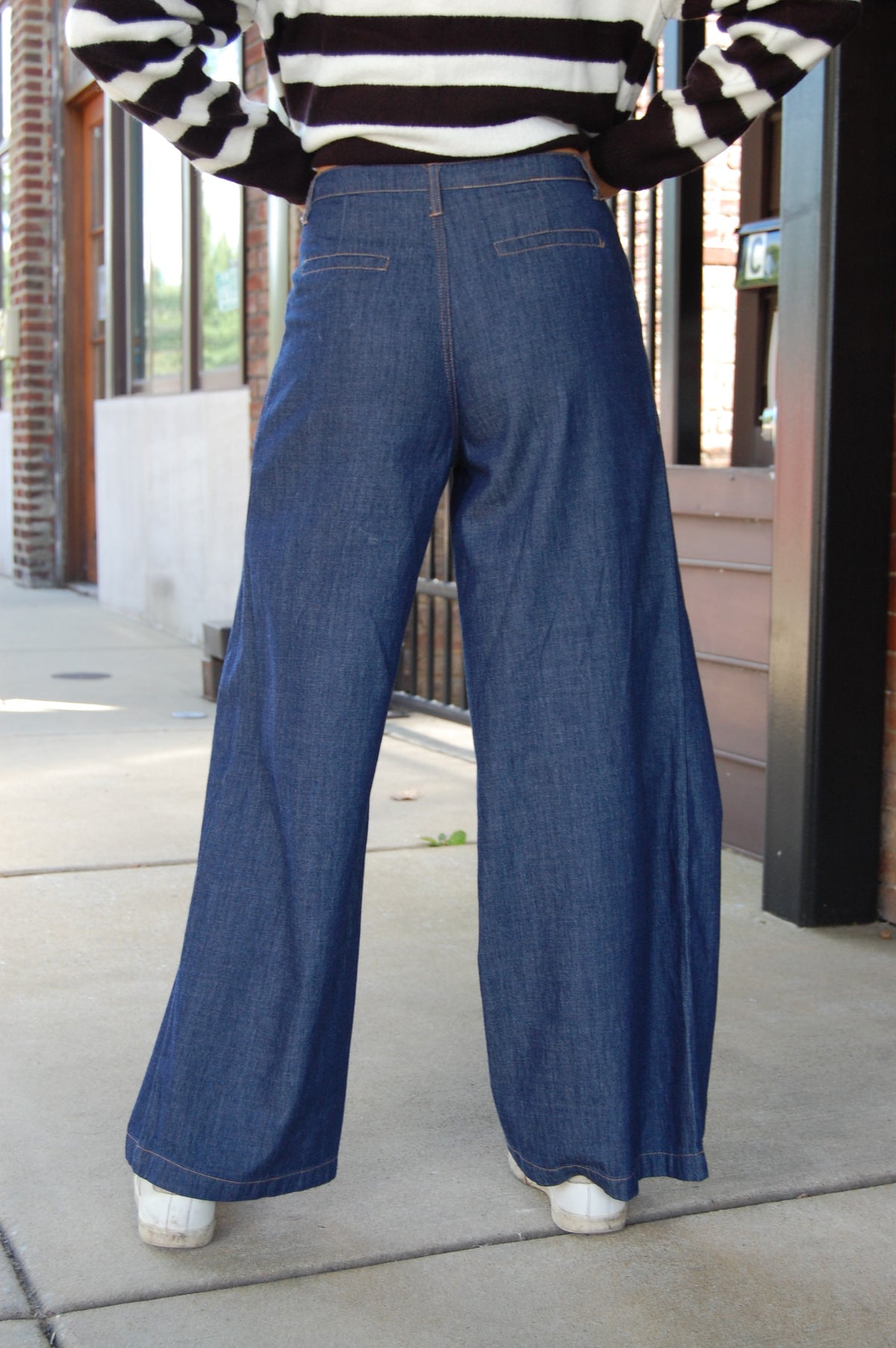 Pleated Wide Leg Pants