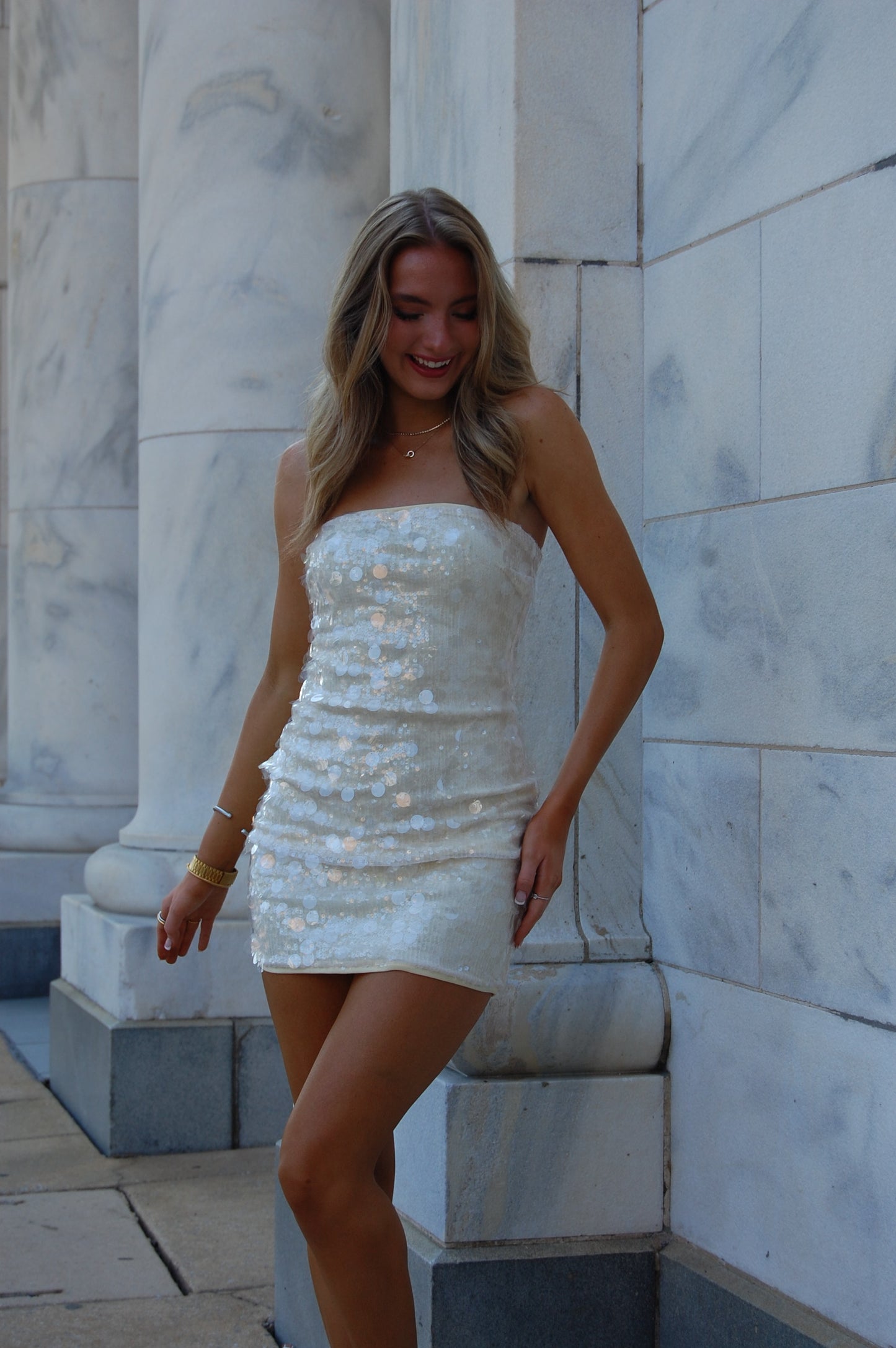 Belle Sequins Mini Dress