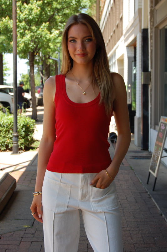 Scoop Neck Tank Top