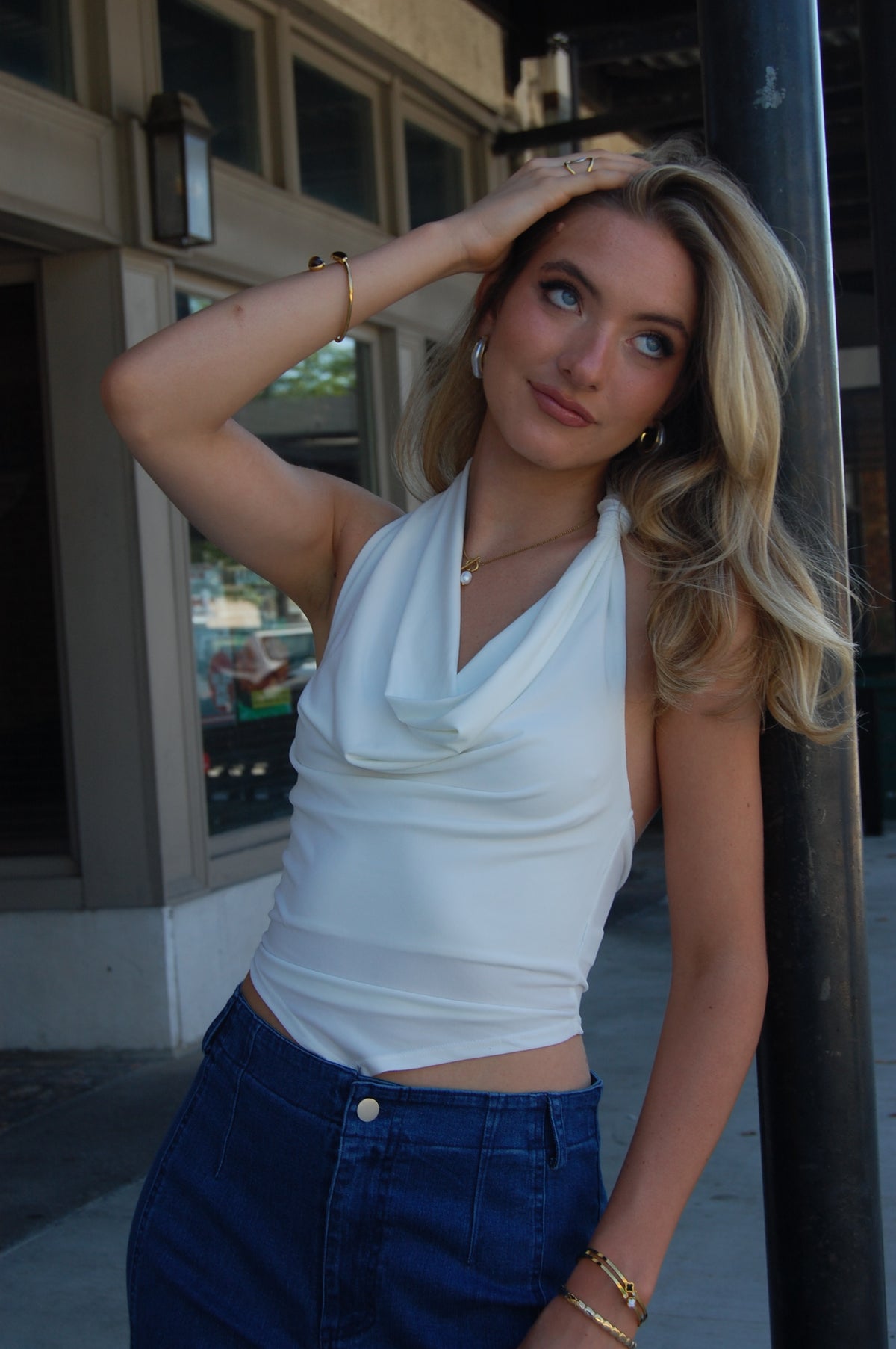 Knotted Halter Top