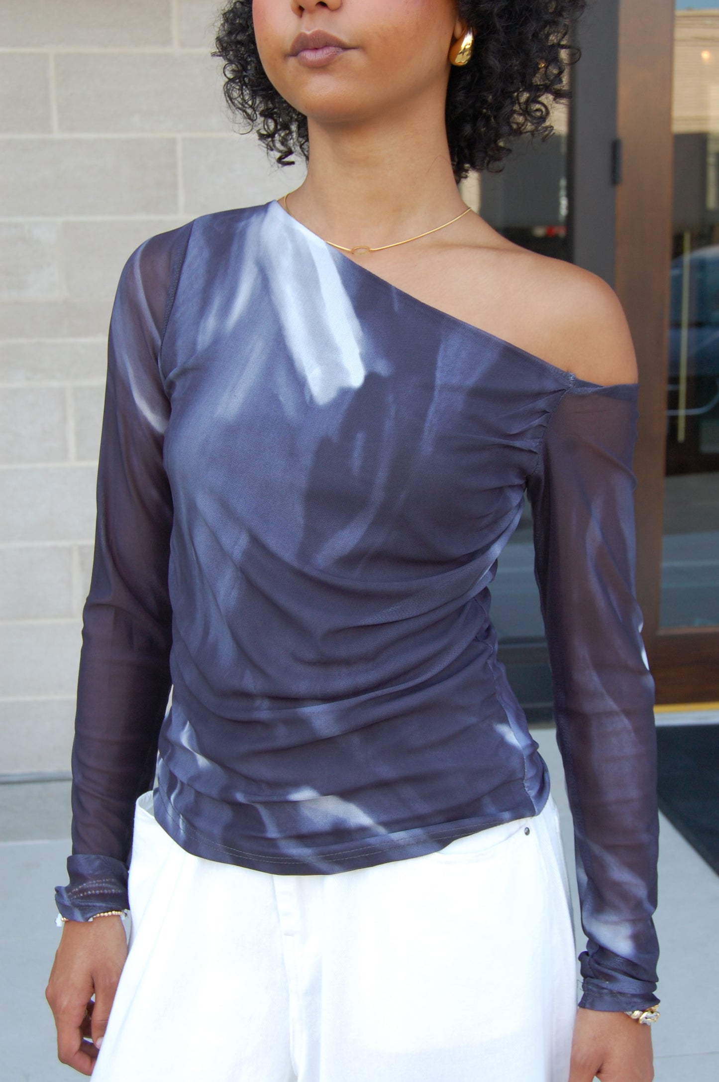 Tye Dye Mesh Top