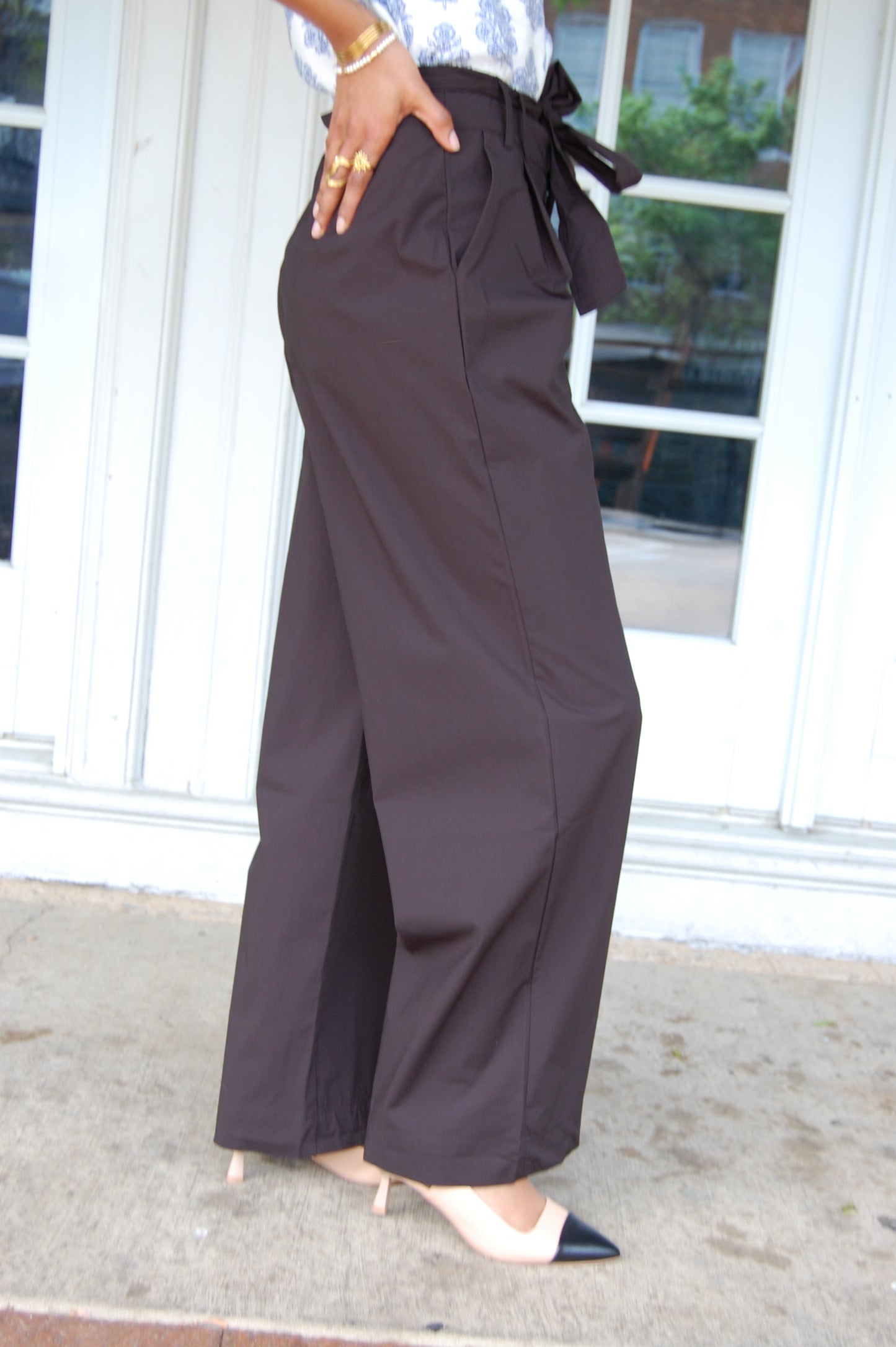 Tie Woven Pants