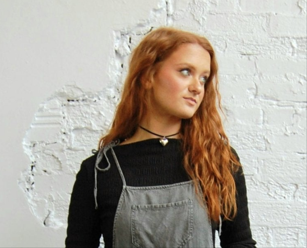 Black Cord Heart Drop Necklace
