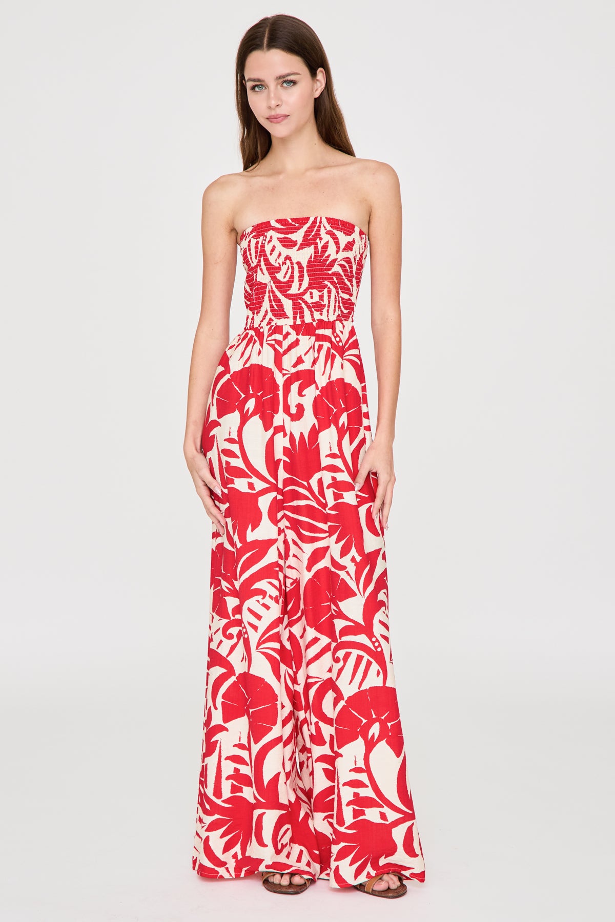 Smocked Jumpsuit