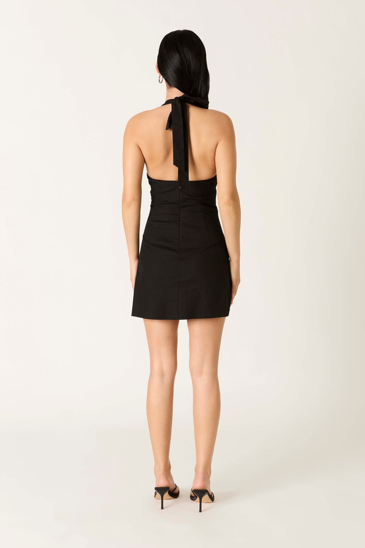 Twist Halter Mini Dress