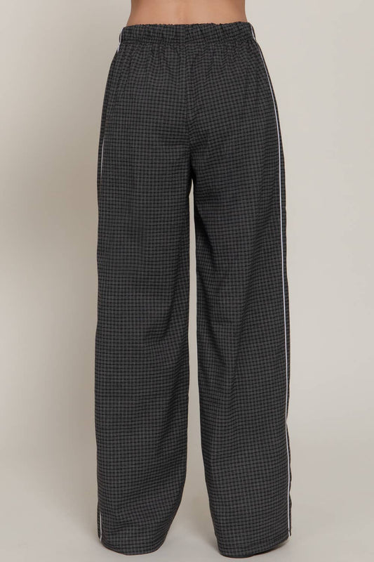 Check Woven Pants