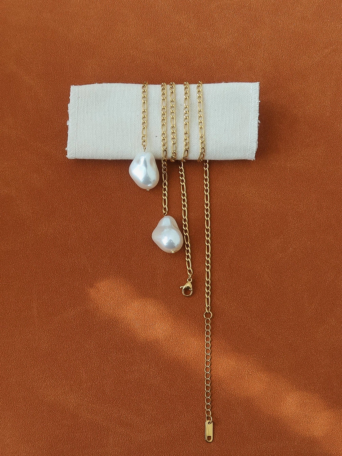 Non-Tarnish Baroque Pearl Necklace