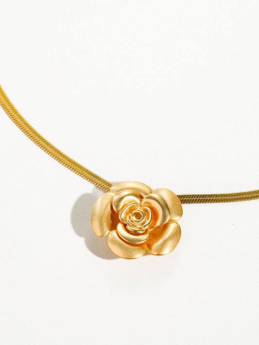 WR Vintage Camellia Necklace