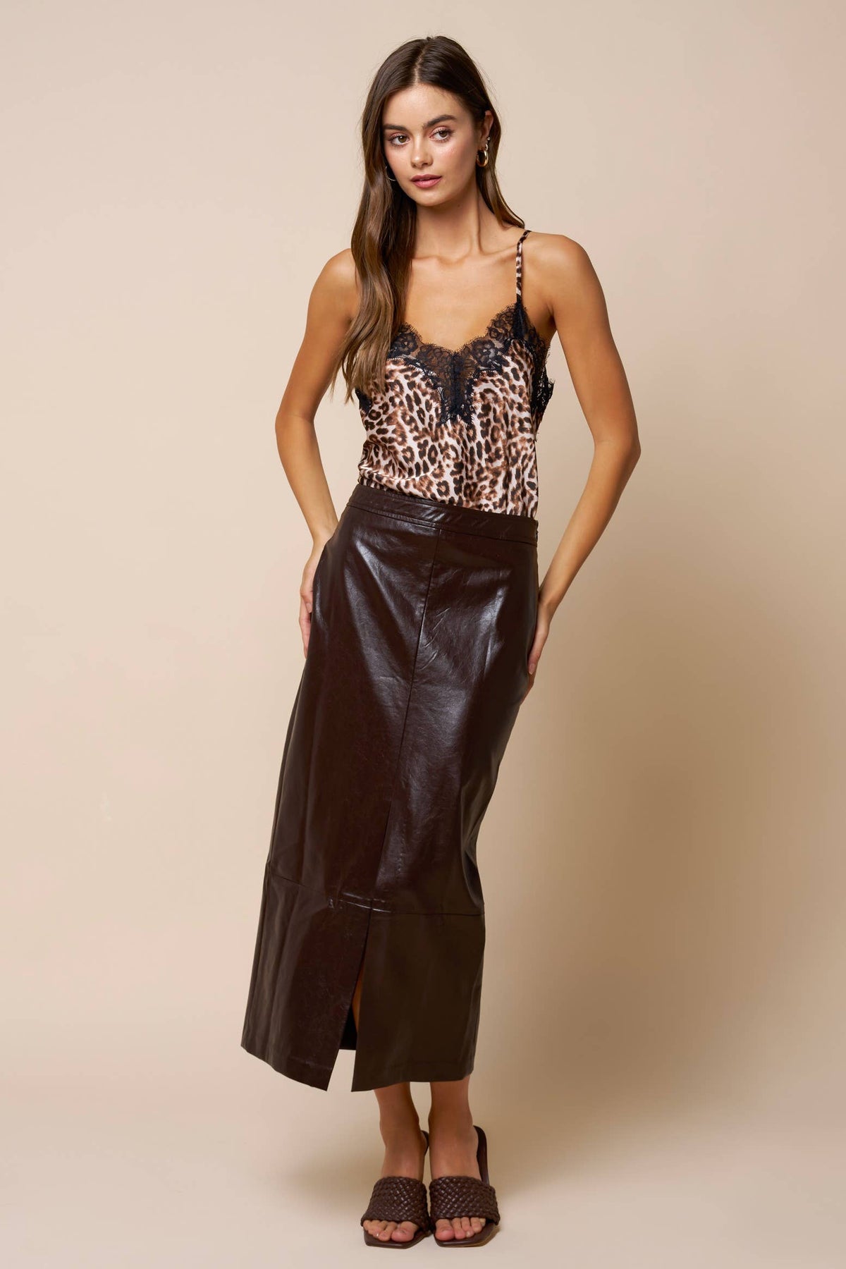 Leopard Print Cami Top
