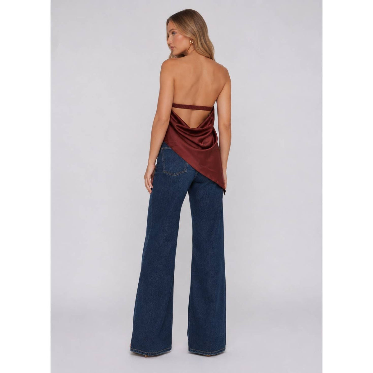 Ruched Asymmetrical Top