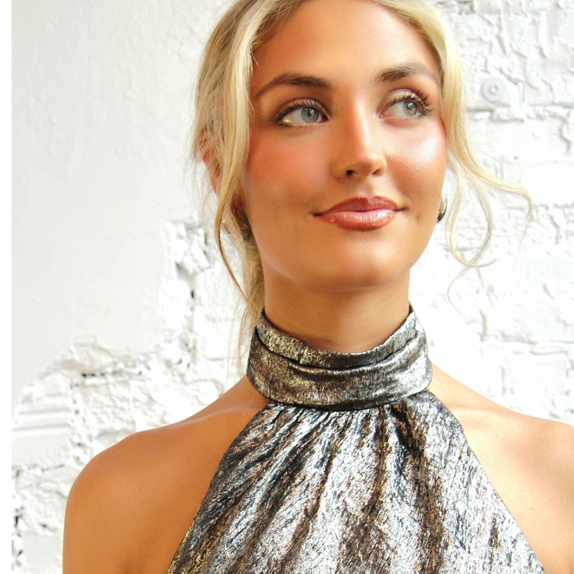 Natalia Halter Mini Dress