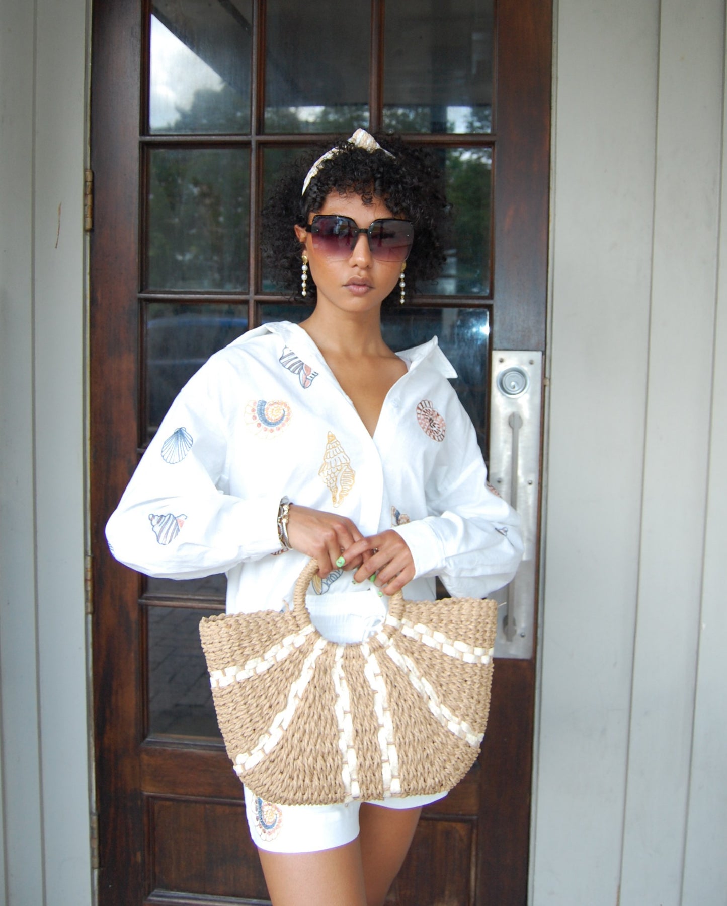 Seashore Linen Top