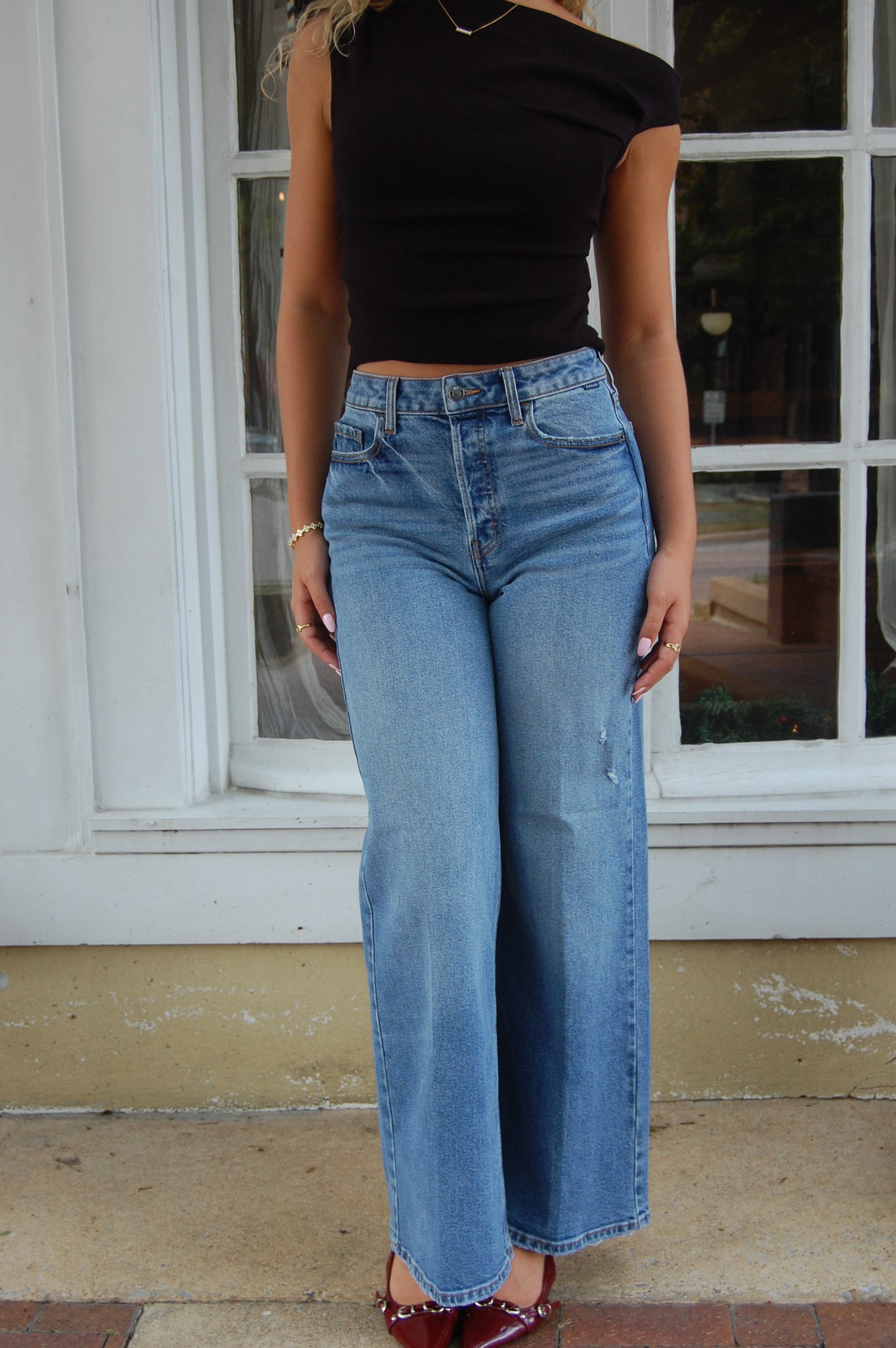 High Waist Wide Leg