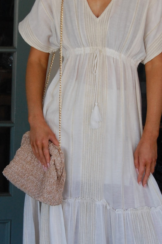 Rattan Pouch Purse