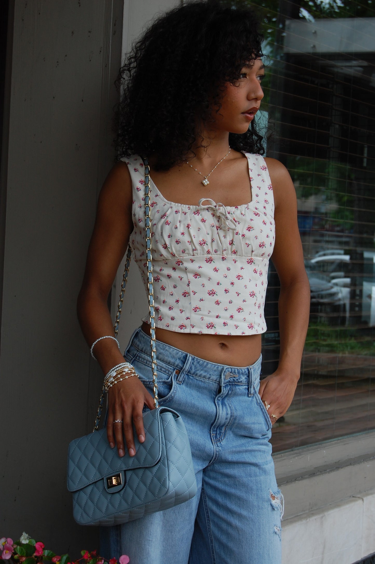 Elizabeth Quilted Crossbody Bag