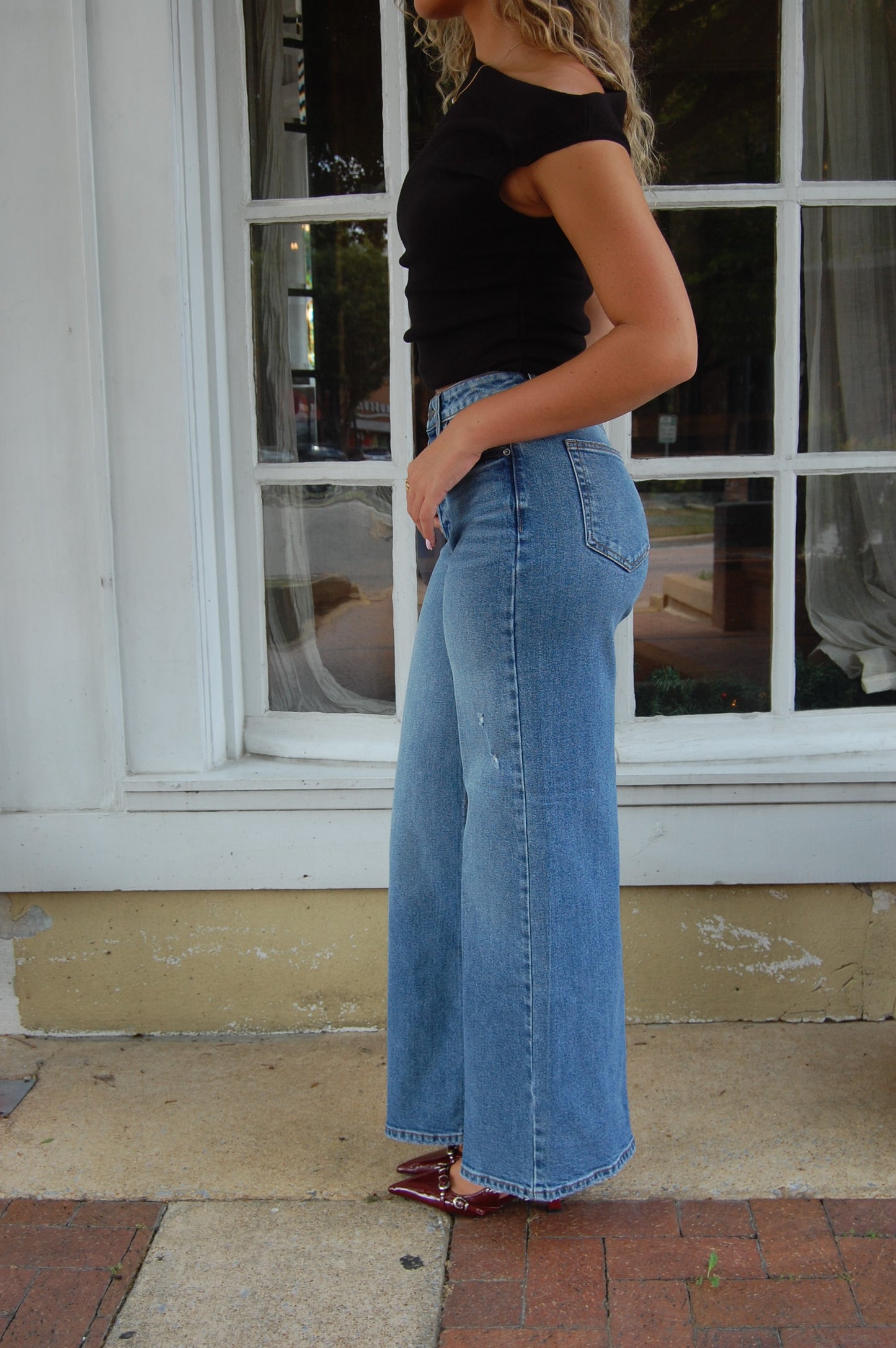 High Waist Wide Leg