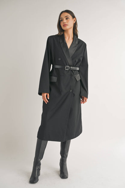 Tuxedo Trench Coat